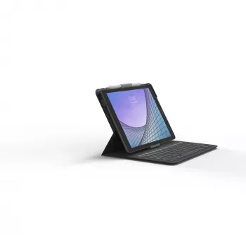ZAGG tastatūra Messenger Folio 2-Apple-iPad 10.2/10.5-Charcoal-Vācu