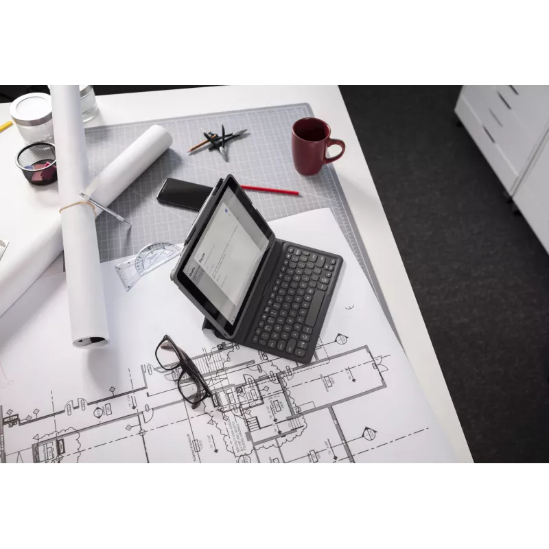 ZAGG tastatūra Pro Keys-Apple-iPad 10.9-Melns/pelēka-German