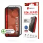 Displex Privacy Full Cover ekrāna aizsargs (10H) Apple iPhone XR/11, montāžas rāmis, privātuma filtrs, rūdīts stikls, pret skrāpējumiem izturīga aizsargplēve, saderīgs ar maciņiem