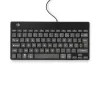 R-Go Tools ergonomiskā tastatūra R-Go Compact Break, kompakta tastatūra ar pārtraukuma programmatūru, AZERTY (FR), vadu, melna