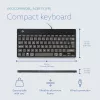 R-Go Tools ergonomiskā tastatūra R-Go Compact Break, kompakta tastatūra ar pārtraukuma programmatūru, AZERTY (FR), vadu, melna