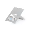 R-Go Tools Laptop statīvs R-Go Riser Flexible, regulējams salokāms klēpjdatora statīvs, ergonomisks, Hylite alumīnijs, sudrabs