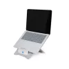 R-Go Tools Laptop statīvs R-Go Riser Flexible, regulējams salokāms klēpjdatora statīvs, ergonomisks, Hylite alumīnijs, sudrabs