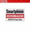 Displex Privacy pilna pārklājuma ekrāna aizsargs (10H) Apple iPhone 12 Pro Max, EASY-ON® Eco montāžas rāmis, privātuma filtrs, rūdīts stikls, skrāpējumiem izturīga aizsargplēve, draudzīgs maciņiem