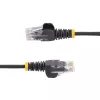 StarTech.com 1,5 m CAT6 kabelis - plāns - aizsargāti RJ45 savienotāji - melns