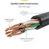 StarTech.com 1,5 m CAT6 kabelis - plāns - aizsargāti RJ45 savienotāji - melns