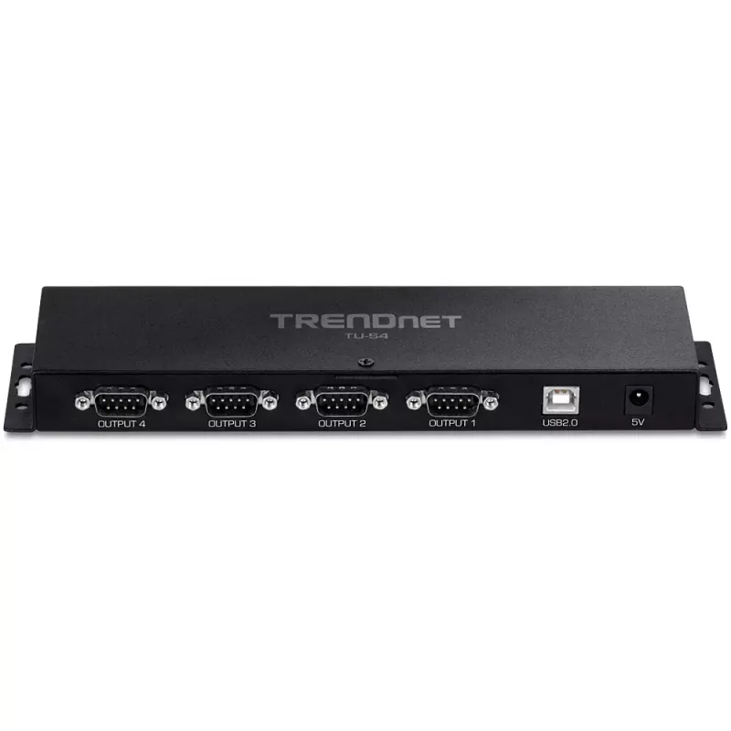Interfeisa karšu adapteris RS-232 Trendnet TU-S4 USB Type-B sievišķais melns