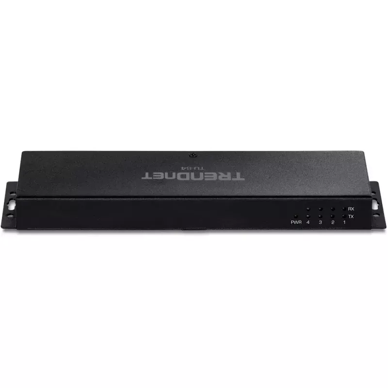 Interfeisa karšu adapteris RS-232 Trendnet TU-S4 USB Type-B sievišķais melns