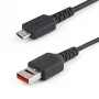 StarTech.com 1 m drošības uzlādes kabelis — USB-A uz Micro USB datu bloķētāja tikai uzlādes kabelis — tikai jaudas uzlādes kabelis tālrunim/planšetdatoram — datu bloķēšanas USB aizsargu adaptera kabelis