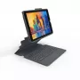 ZAGG tastatūra Pro Keys ar skārienpaliktni-Apple-iPad 10.2-Melns/Pelēks-Vācu