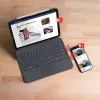 ZAGG tastatūra Pro Keys ar skārienpaliktni-Apple-iPad 10.2-Melns/Pelēks-Vācu
