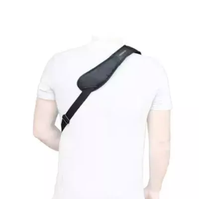 Plecu siksna Mobilis ERGONOMIC SHOULDER STRAP Laptop Melns Carabiner