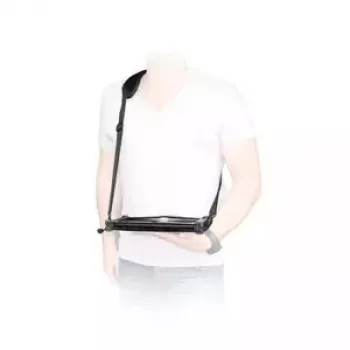 Plecu siksna Mobilis ERGONOMIC SHOULDER STRAP Laptop Melns Carabiner