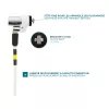 plāns Rotating Security Lock Key Mobilis 001325 T Lock Balta