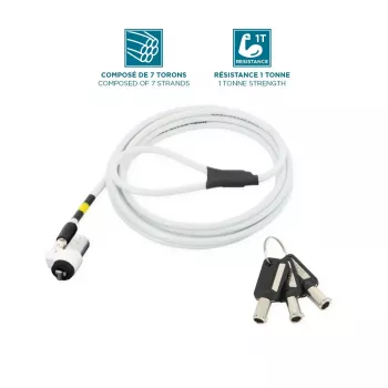 plāns Rotating Security Lock Key Mobilis 001325 T Lock Balta
