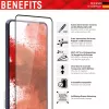 Displex pilna pārklājuma ekrāna aizsargs Samsung Galaxy S22 Ultra rūdīts stikls