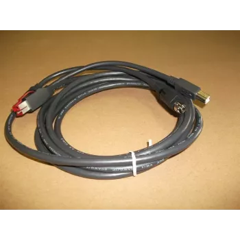Epson 2218424 strāvas kabelis melns 3 m PoweredUSB