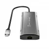 j5create JCD393 4K60 Elite USB-C® 10Gbps Mini Dock, Space pelēka