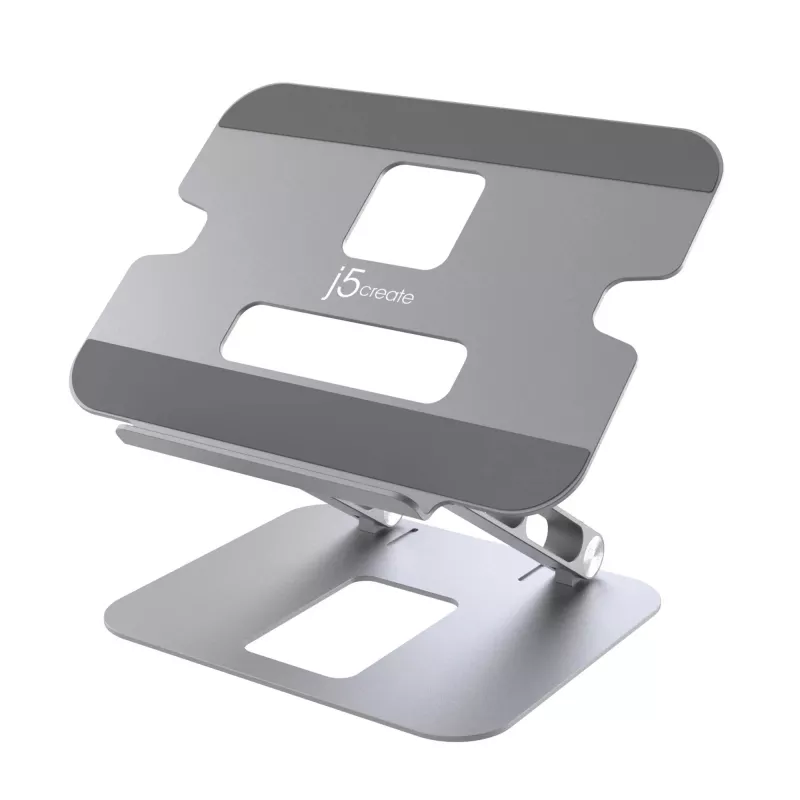 Klēpjdatora un planšetdatora statīvs j5create JTS127-N Multi-Angle Aluminium Melns Pelēks