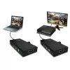 j5create JVA02 Tiešraides uztveršanas adapteris HDMI™ uz USB-C™ ar strāvas padevi, melns