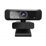 j5create JVCU100 USB™ HD tīmekļa kamera ar 360° rotāciju, 1080p video uzņemšanas izšķirtspēja, melna