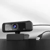 j5create JVCU100 USB™ HD tīmekļa kamera ar 360° rotāciju, 1080p video uzņemšanas izšķirtspēja, melna