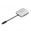 j5create JCD391 4K60 Elite USB-C® PD vairāku pieslēgvietu adapteris, sudraba krāsa