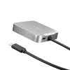 j5create JCD391 4K60 Elite USB-C® PD vairāku pieslēgvietu adapteris, sudraba krāsa