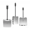 j5create JCD391 4K60 Elite USB-C® PD vairāku pieslēgvietu adapteris, sudraba krāsa