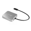 j5create JCD391 4K60 Elite USB-C® PD vairāku pieslēgvietu adapteris, sudraba krāsa