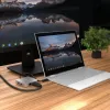 j5create JCD391 4K60 Elite USB-C® PD vairāku pieslēgvietu adapteris, sudraba krāsa