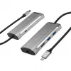 j5create JCD392 4K60 Elite USB-C® 10Gbps Travel Dock, kosmosa pelēks