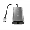 j5create JCD392 4K60 Elite USB-C® 10Gbps Travel Dock, kosmosa pelēks