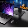 j5create JCD392 4K60 Elite USB-C® 10Gbps Travel Dock, kosmosa pelēks