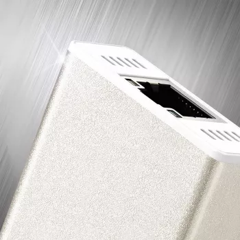 j5create JCH471 USB-C™ Gigabit Ethernet & Hub Multi Adapter, Metālisks šampanietis