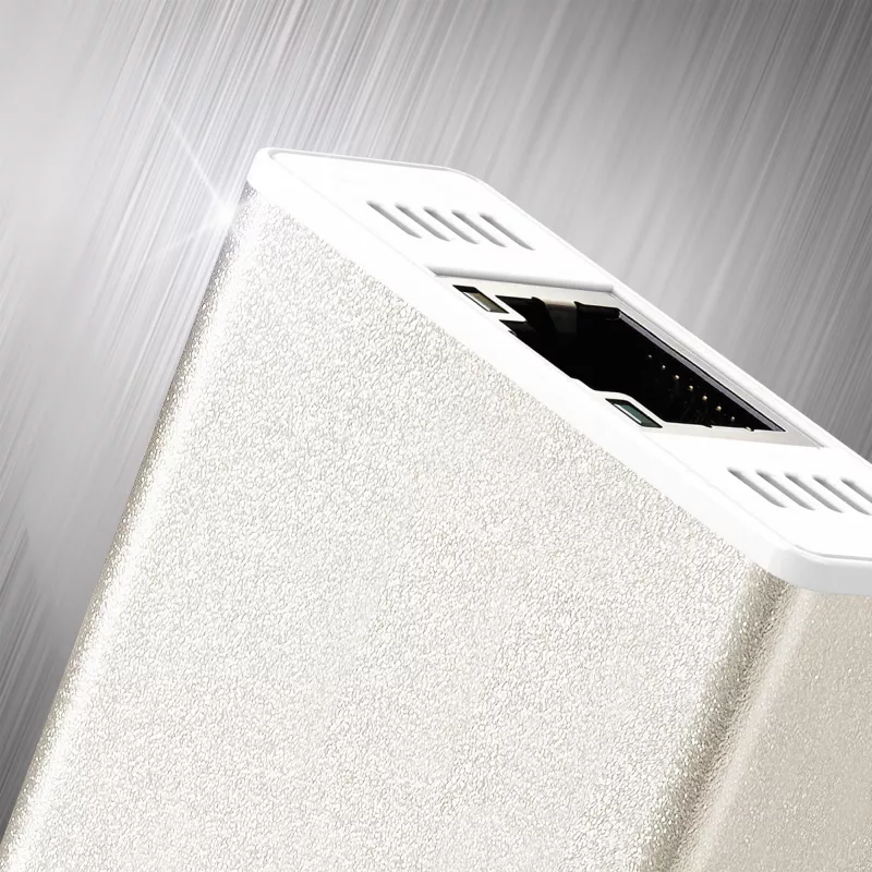 j5create JCH471 USB-C™ Gigabit Ethernet & Hub Multi Adapter, Metālisks šampanietis