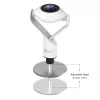 j5create JVCU360 360° visapkārtējā tīmekļa kamera, 1080p video uzņemšanas izšķirtspēja, balta un melna