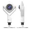 j5create JVCU360 360° visapkārtējā tīmekļa kamera, 1080p video uzņemšanas izšķirtspēja, balta un melna