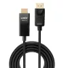 Lindy 5m DP uz HDMI adaptera kabelis ar HDR DisplayPort HDMI