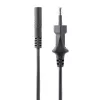StarTech.com 3m (10 pēdu) klēpjdatora strāvas vads, EU kontaktdakša uz C7, 2.5A 250V, 18AWG, klēpjdatora rezerves vads, printera strāvas kabelis, klēpjdatora lādētāja vads, klēpjdatora strāvas bloka vads, melns