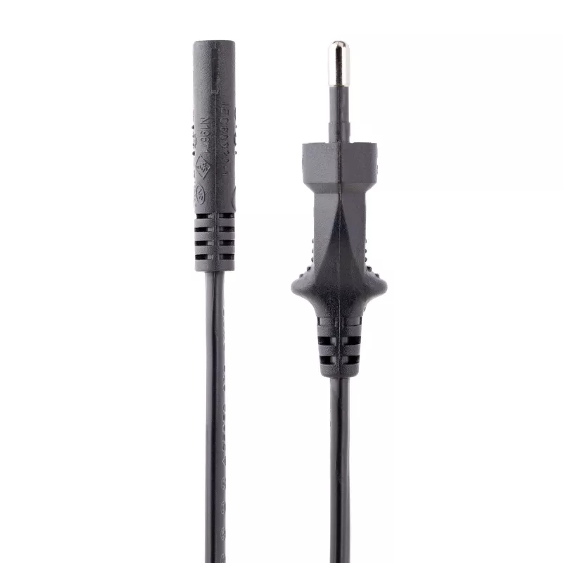 StarTech.com 3m (10 pēdu) klēpjdatora strāvas vads, EU kontaktdakša uz C7, 2.5A 250V, 18AWG, klēpjdatora rezerves vads, printera strāvas kabelis, klēpjdatora lādētāja vads, klēpjdatora strāvas bloka vads, melns