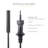 StarTech.com 3m (10 pēdu) klēpjdatora strāvas vads, EU kontaktdakša uz C7, 2.5A 250V, 18AWG, klēpjdatora rezerves vads, printera strāvas kabelis, klēpjdatora lādētāja vads, klēpjdatora strāvas bloka vads, melns