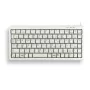 CHERRY Compact tastatūra, QWERTY, 83 taustiņi, Combi USB/PS2, Gaiši pelēka