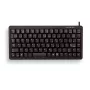 Kompakta tastatūra Cherry G84-4100LCAGB-2 QWERTY 83 taustiņi Combi USB/PS/2 Melna 1,75 m kabelis