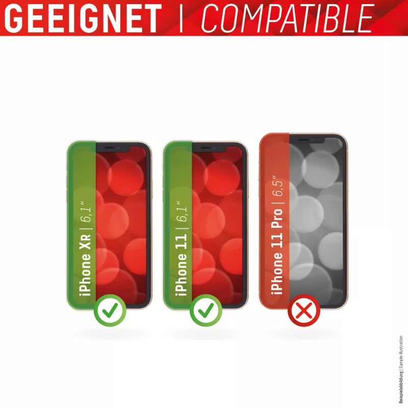 Displex Smart Glass (9H) Apple iPhone XR/11, montāžas uzlīme, neplīstošs, ultraplāns, neredzams