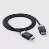 ALOGIC FUDP2-SGR DisplayPort kabelis 2 m, pelēks/melns
