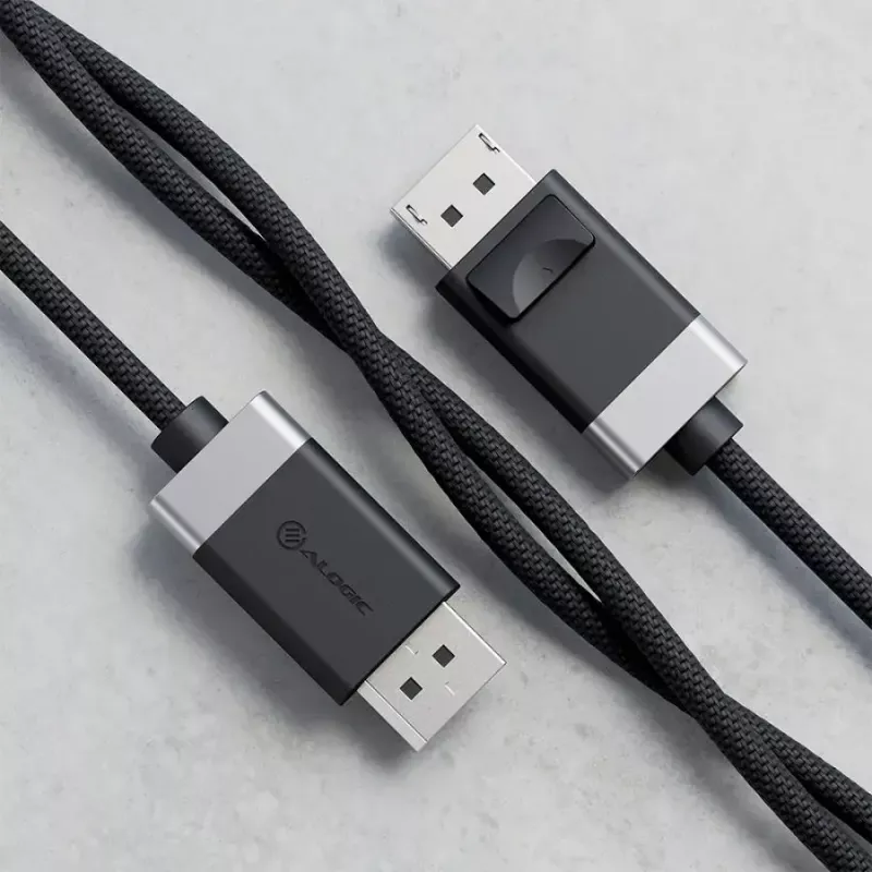 ALOGIC FUDP2-SGR DisplayPort kabelis 2 m, pelēks/melns