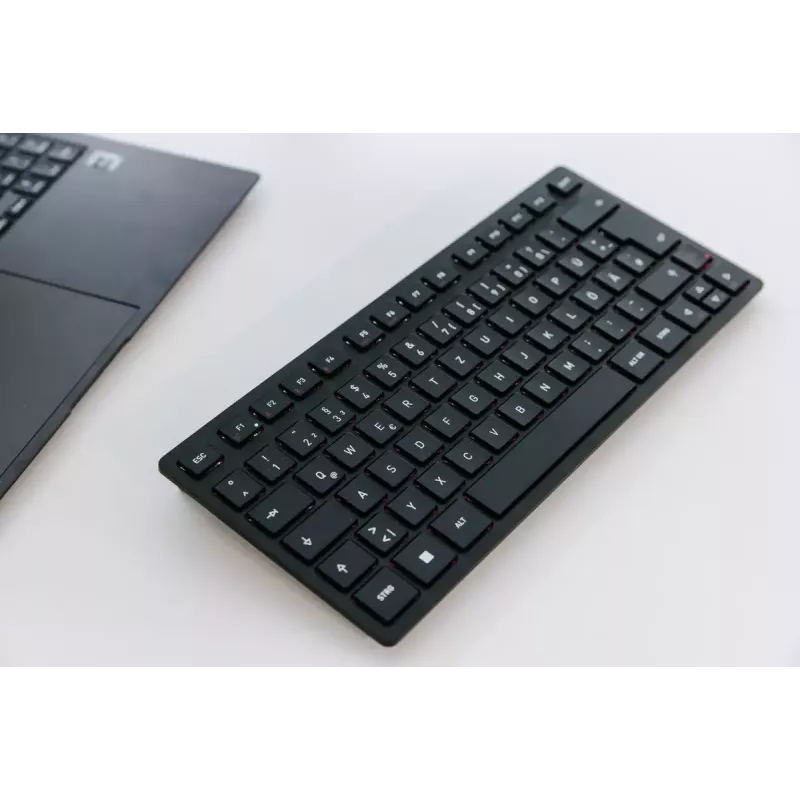 CHERRY KW 9200 MINI tastatūra universāla USB + RF bezvadu + Bluetooth QWERTY ziemeļvalstu melna