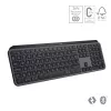 Logitech MX Keys S tastatūra universāla RF bezvadu + Bluetooth AZERTY beļģu grafīta krāsā