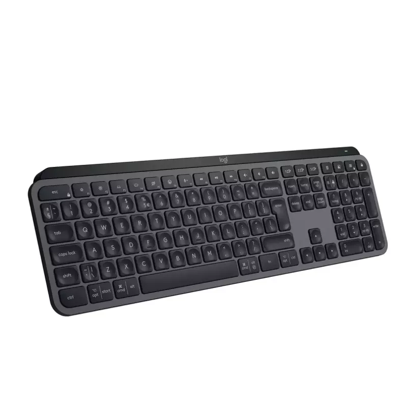 Logitech MX Keys S tastatūra universāla RF bezvadu + Bluetooth AZERTY beļģu grafīta krāsā